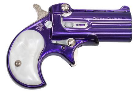 22 WMR DERRINGER PURPLE W/ PEARL GRIPS