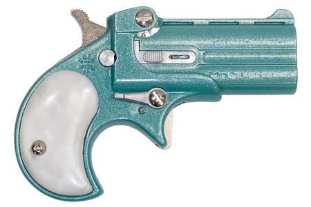 22 WMR DERRINGER TEAL W/ PEARL GRIPS