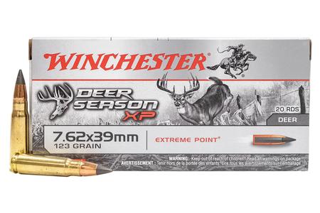 7.62 X 39MM RUSSIAN 123 GR DEER SEASON XP