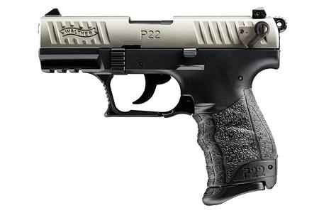 P22 QD 22LR RIMFIRE PISTOL WITH NICKEL SLIDE