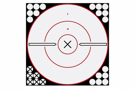 SHOOT-N-C SELF-ADHESIVE 12 INCH BULLSEYE TARGETS (5 PACK)