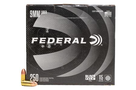 9MM 115 GR FMJ BLACK PACK