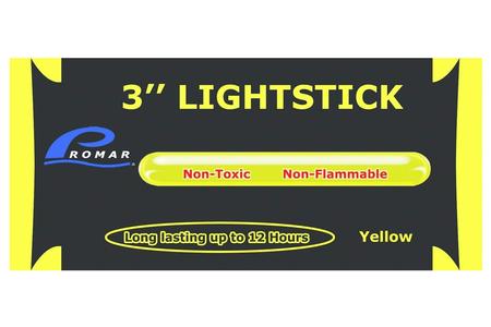 3 INCH LIGHT GLOW STICK- YELLOW