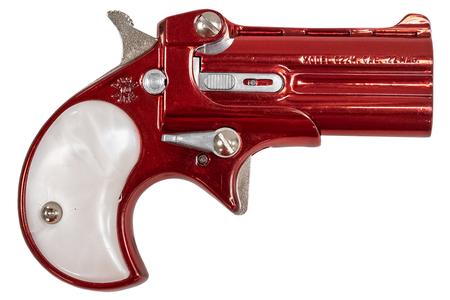 22 WMR DERRINGER RED W/ PEARL GRIPS