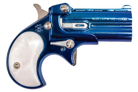 22WMR CLASSIC DERRINGER ROYAL BLUE W/ PEARL GRIPS