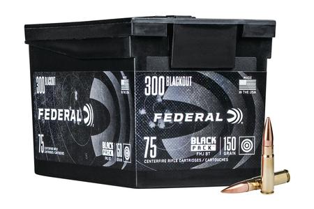 300 BLACKOUT 150 GR FMJ BLACK PACK