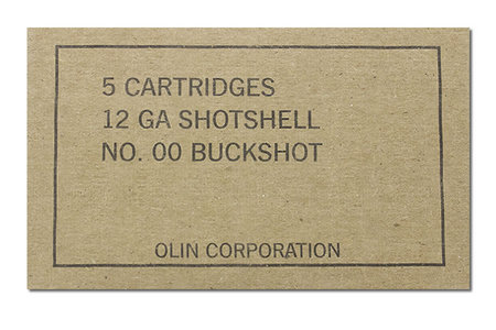 12 GA 2-3/4 IN 9 PELLETS MILITARY GRADE BUCKSHOT