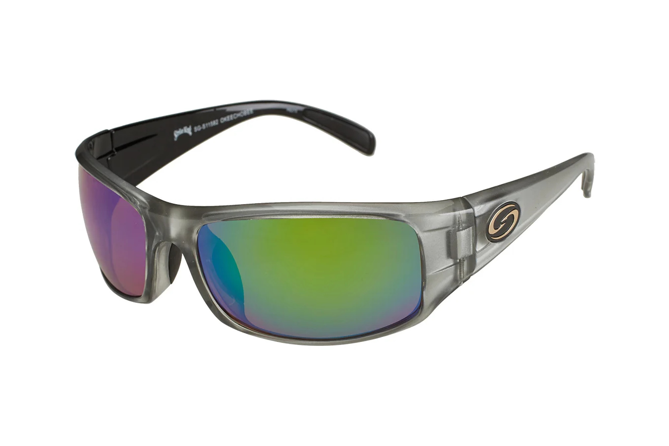 STRIKE KING S11 OKEECHOBEE WITH CLEAR FRAME AND GREEN MIRROR LENSES