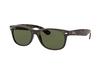 RAY BAN NEW WAYFARER TORTOISE W/CRYSTAL GREEN