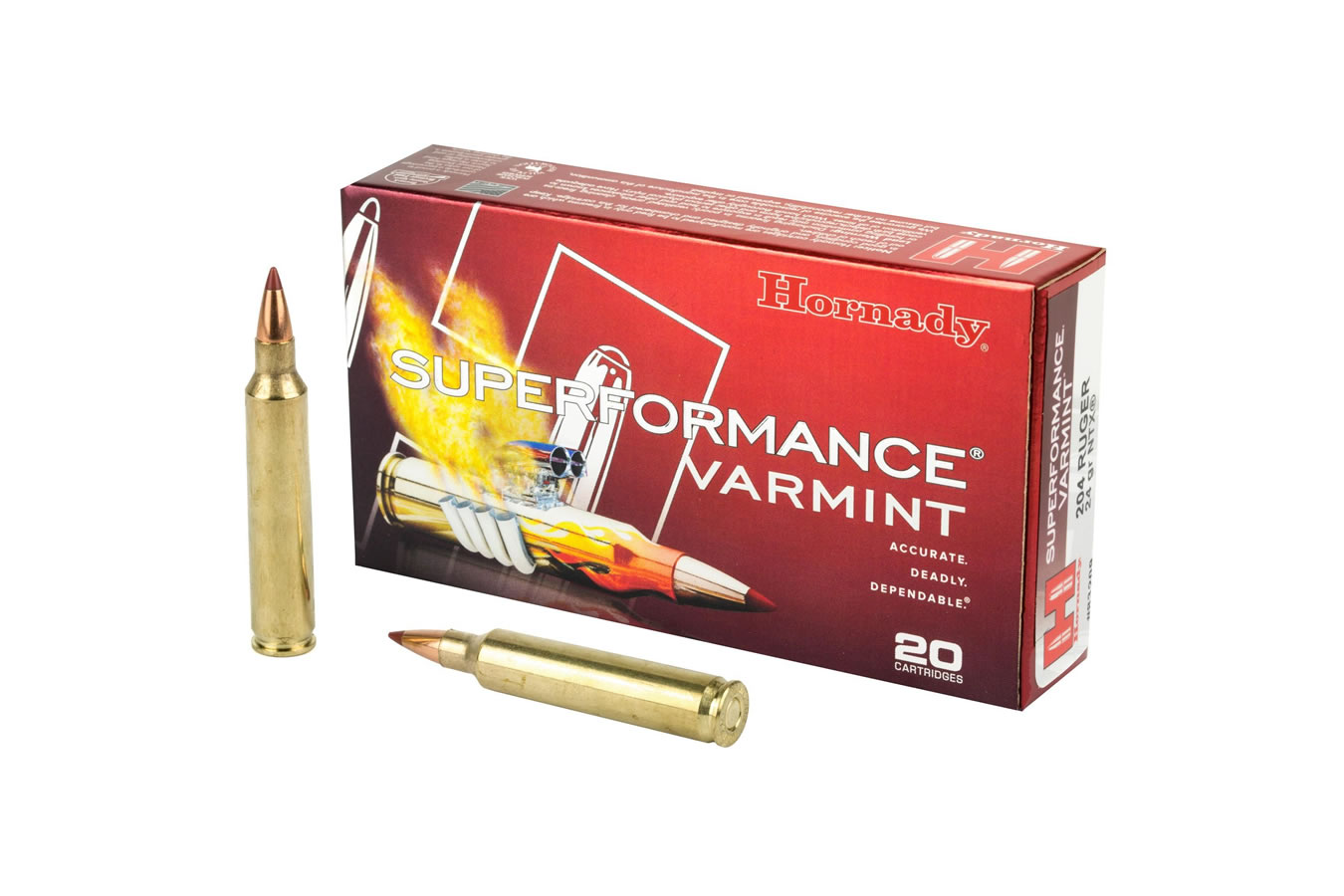 Hornady 204 Ruger 24 GR NTX Superformance Varmint 20/Box