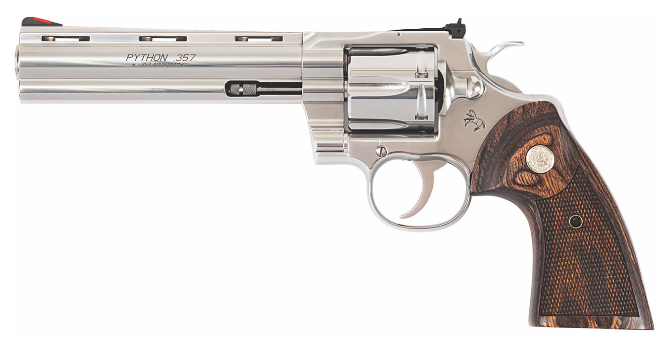 Colt New Model Python .357 Magnum Double-Action Revolver with 6-inch Barrel