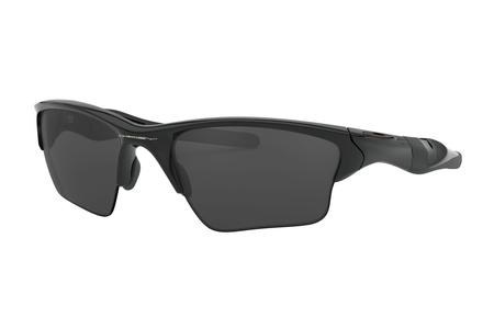 HALF JACKET 2.0 XL WITH POLISHED BLACK FRAME AND BLACK IRIDIUM LENSES