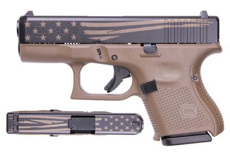 G26 GEN 5 9MM FDE DISTRESSED FLAG