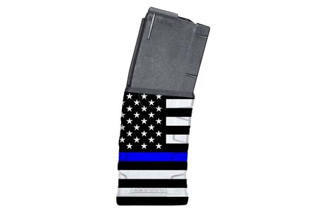 AR-15 556 NATO BLUE LINE FLAG 30 RD MAG