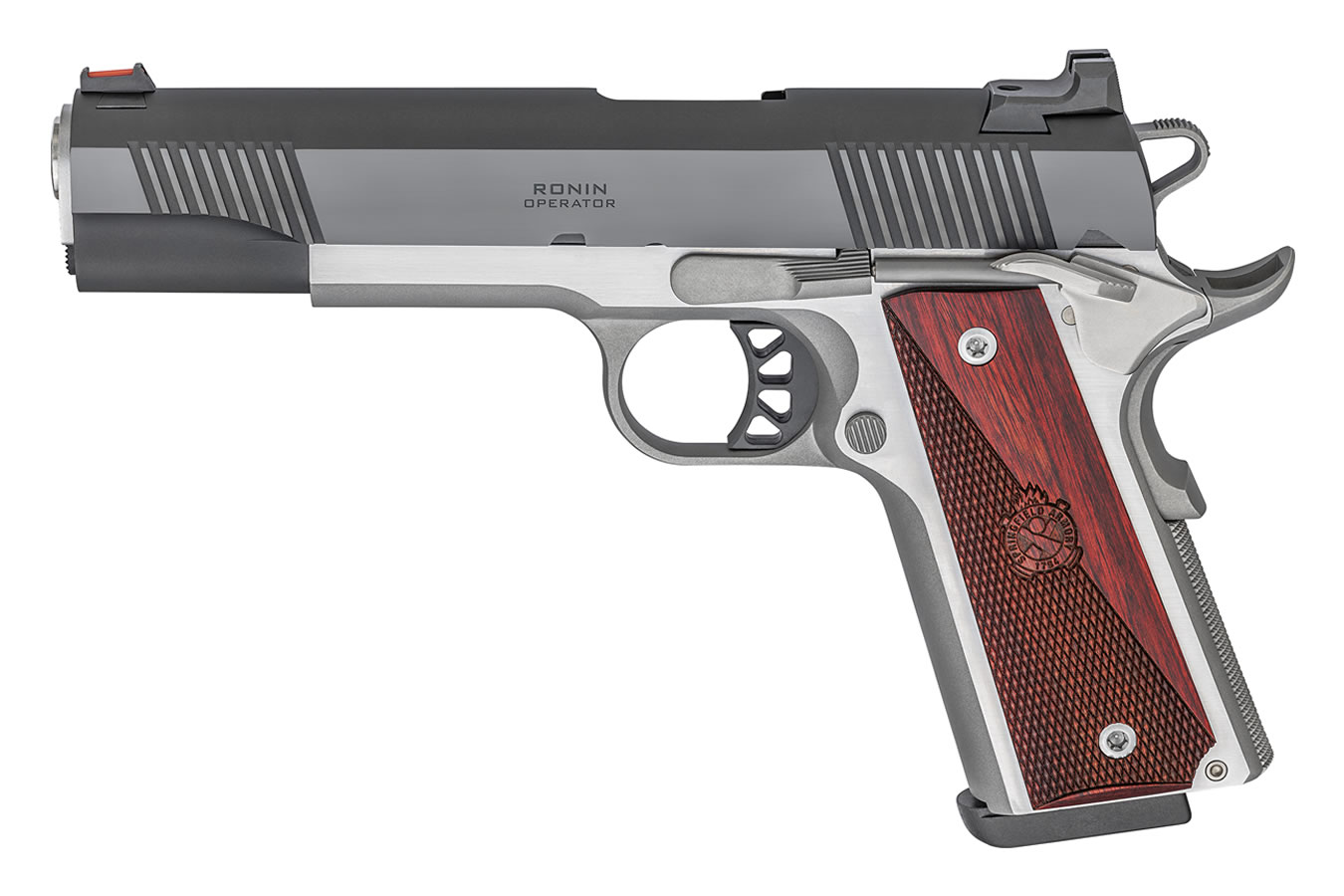 No. 8 Best Selling: SPRINGFIELD 1911 RONIN OPERATOR 9MM 5 INCH FULL-SIZE PISTOL WOOD LAMINATE GRIPS