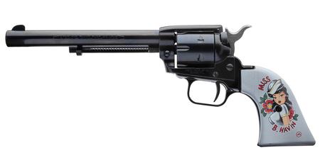 ROUGH RIDER 22 LR 6.5 IN BBL BLUED FINISH MISS B. HAV`IN GRIP