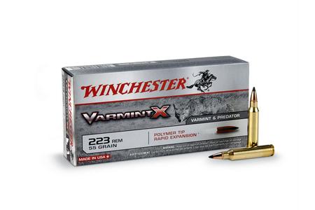 223 REM 55 GR POLYMER TIP VARMINT X