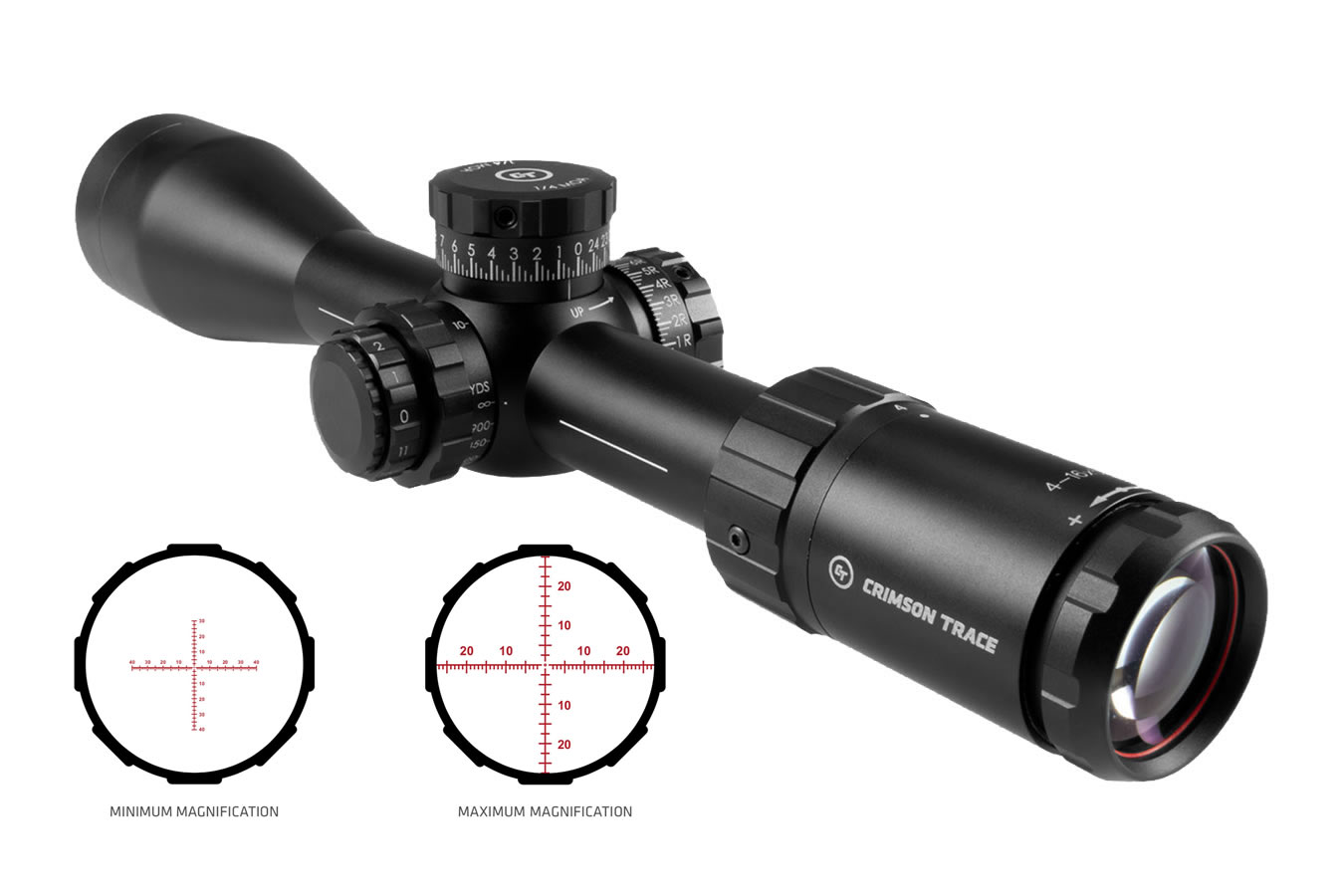 Crimson Trace 2-Series 4-16x50mm Sport Riflescope with MR1-MOA Reticle