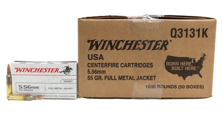 5.56MM 55 GR FMJ 1000 RD CASE