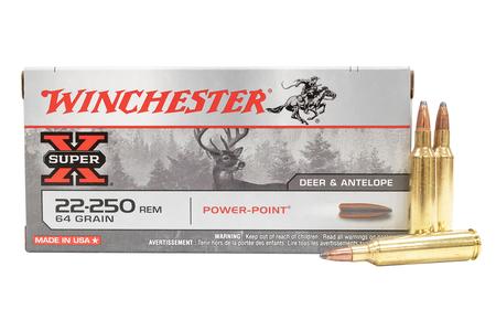 22-250 REM 64 GR POWER-POINT SUPER-X 