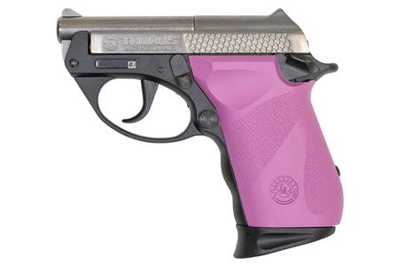 PT22 22LR SEMI-AUTOMATIC PISTOL WITH RASPBERRY GRIPS