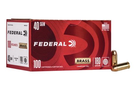 40SW 180 GR FMJ CHAMPION TRAINING 100/BOX