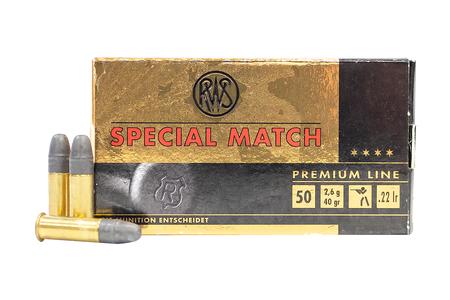 22 LR 40 GR SPECIAL MATCH