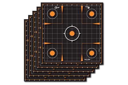 EZ AIM ADHESIVE SPLASH SIGHT-IN GRID 12IN X 12IN, 5-PACK