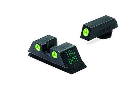 TRU-DOT GLOCK GREEN NIGHT SIGHTS FOR 9MM/357 SIG/40 S&W/45 GAP