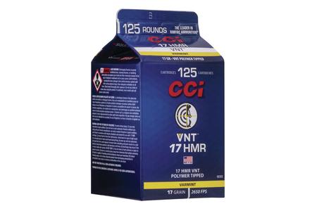 17 HMR 17 GR VNT POLYMER TIPPED 125/CARTON