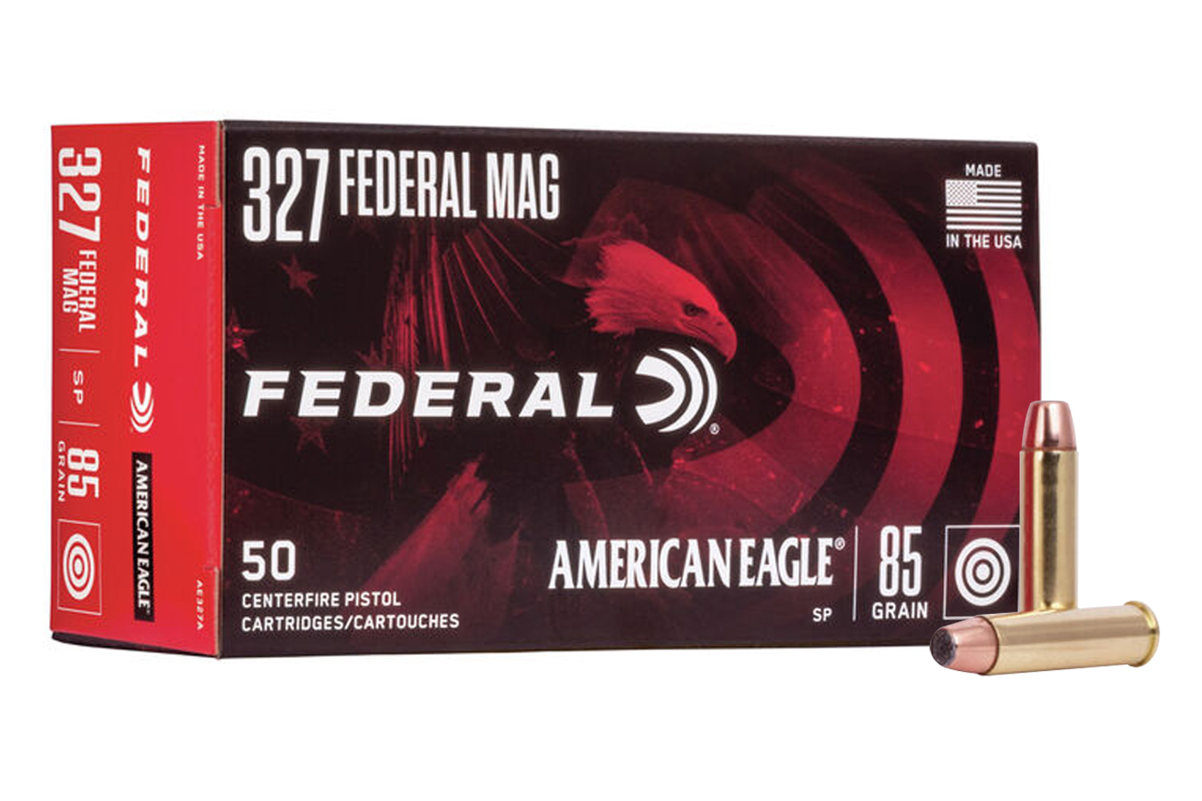 Federal 327 Federal Magnum 85 gr Jacketed Soft Point American Eagle 50/Box