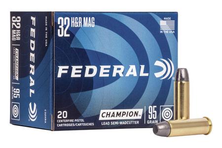 32 HR MAG 95 GR LEAD SEMI WADCUTTER CHAMPION