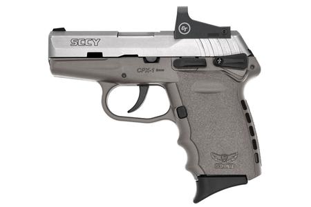 CPX1 9MM GRAY FRAME SILVER SLIDE RED DOT 