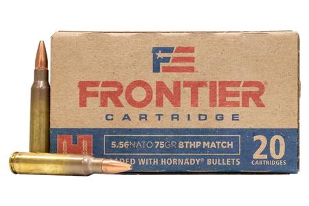 5.56 NATO 75 GR BTHP MATCH FRONTIER