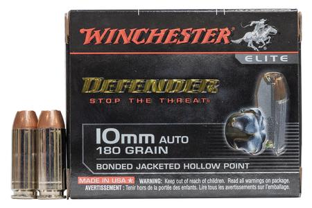 10MM 180 GR BONDED JHP DEFENDER 20BX