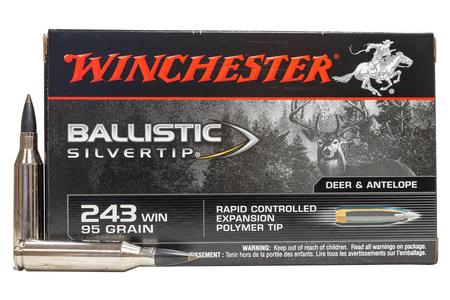 243 WIN 95 GR BALLISTIC SILVERTIP