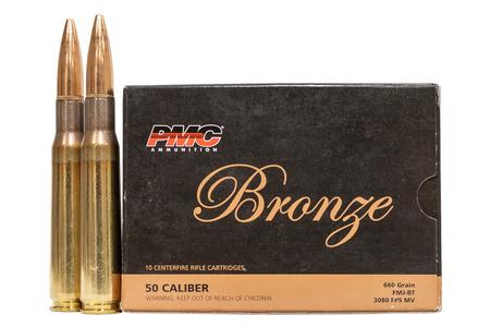 50 BMG 660 GR FMJ BOAT TAIL 10/BOX