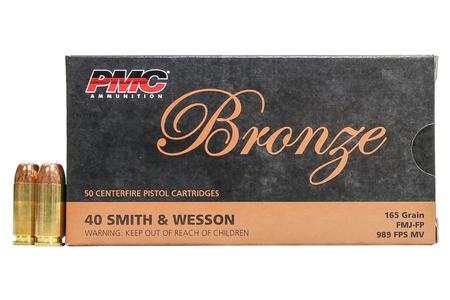 40SW 165 GR FMJ-FP BRONZE 50/BOX