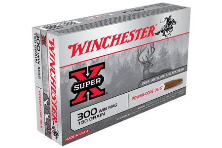 300 WIN MAG SUPER-X POWER-CORE 150 GR 20RD