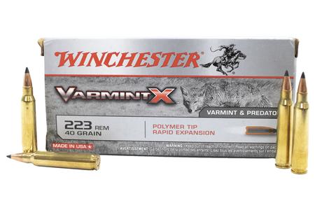 223 REM 40 GR POLYMER TIP VARMINT X POLICE TRADE AMMUNITION 20/BOX