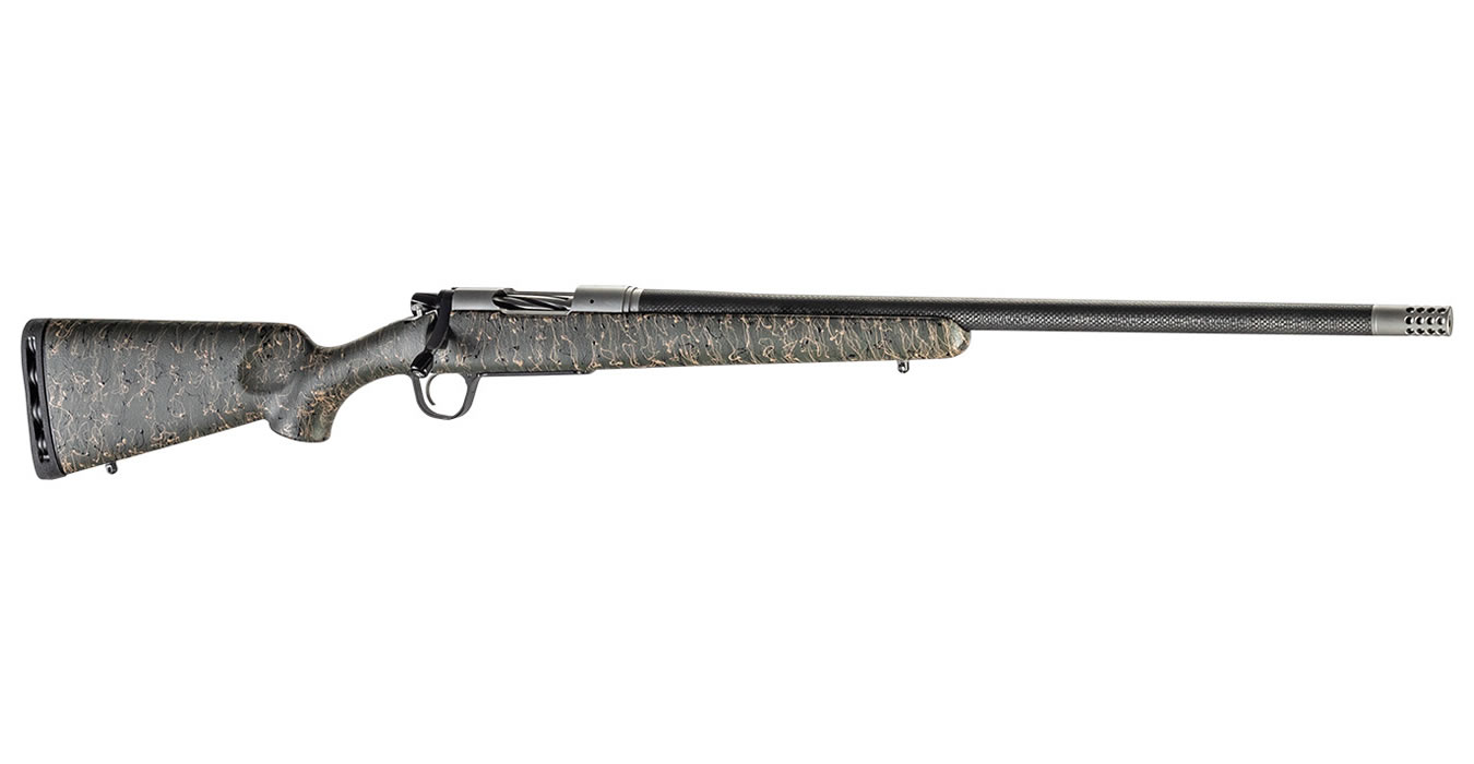 Christensen Arms Ridgeline 6.5 Creedmoor Bolt-Action Rifle with Green Black Tan Stock