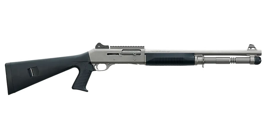 Benelli M4 Tactical 12 Gauge Semi-Automatic Shotgun with Titanium Cerakote Barrel