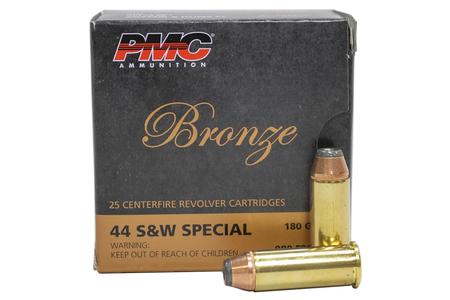 44 SW SPECIAL 180 GR JHP BRONZE 25/BOX