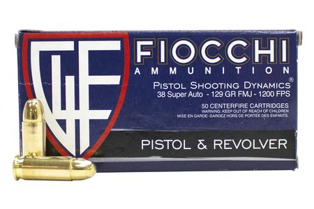 38 SUPER 129 GR FMJ TRAINING DYNAMICS 50/BOX