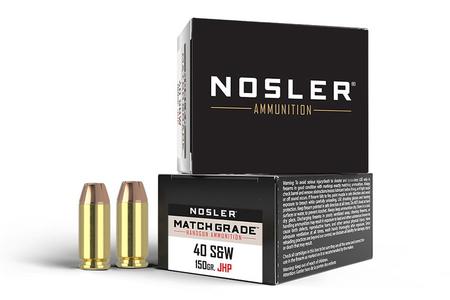 40SW 150 GR JHP MATCH GRADE AMMO 20/BOX