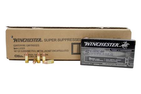 9MM 147 GR FMJE SUPER SUPPRESSED