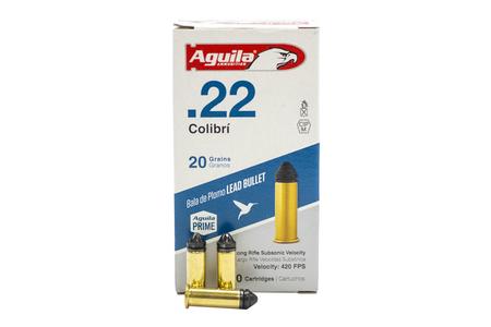 22LR 20 GR COLIBRI SUBSONIC POWDERLESS 50/BOX