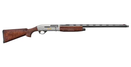 MONTEFELTRO SILVER FEATHERWEIGHT 20 GAUGE SHOTGUN WITH ENGRAVED NICKEL RECEIVER