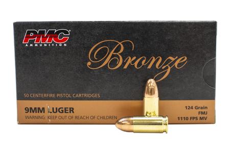 9MM 124 GR FMJ BRONZE 50/BOX