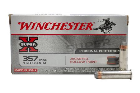 357 MAG 158 GR JHP SUPER-X POLICE TRADE AMMO 50/BOX